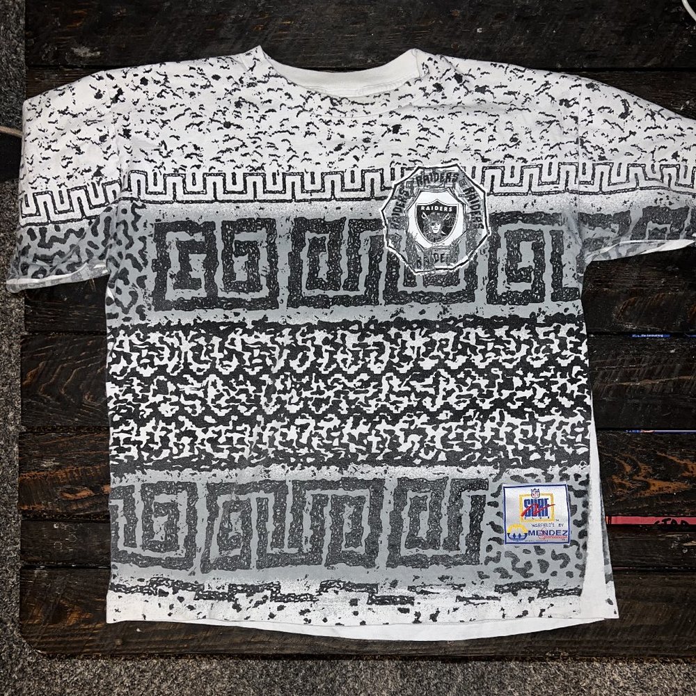 Vintage Mendez Oakland Raiders T, Super Rad